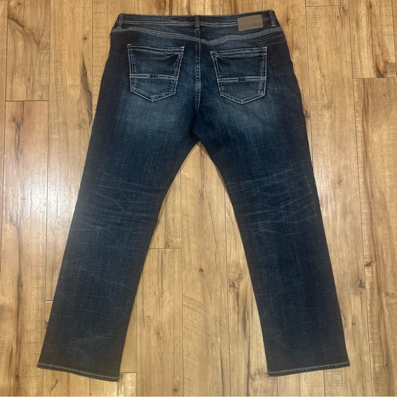 BKE Tyler Relaxed Fit Stretch Jean's in Nick 40X34 dark wash - Picture 12 of 12